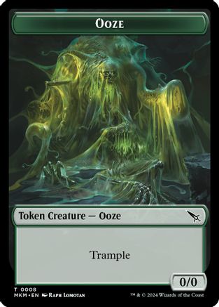 Ooze Token (MKM-008) [Murders at Karlov Manor]