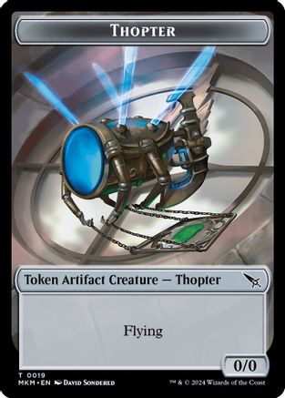 Thopter Token (MKM-019) [Murders at Karlov Manor]