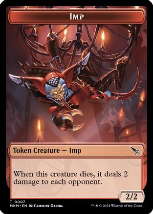 Imp Token (MKM-007) [Murders at Karlov Manor]