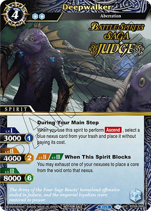 Deepwalker (Judge Pack Vol. 4) (BSS04-088) [Launch & Event Promos]