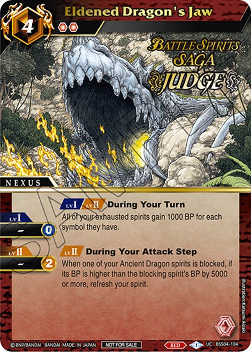 Eldened Dragon's Jaw (Judge Pack Vol. 4) (BSS04-104) [Launch & Event Promos]