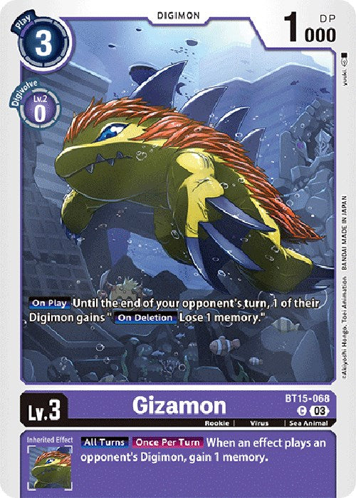 Gizamon [BT15-068] [Exceed Apocalypse]