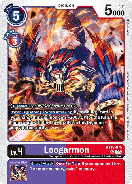 Loogarmon [BT15-075] [Exceed Apocalypse]