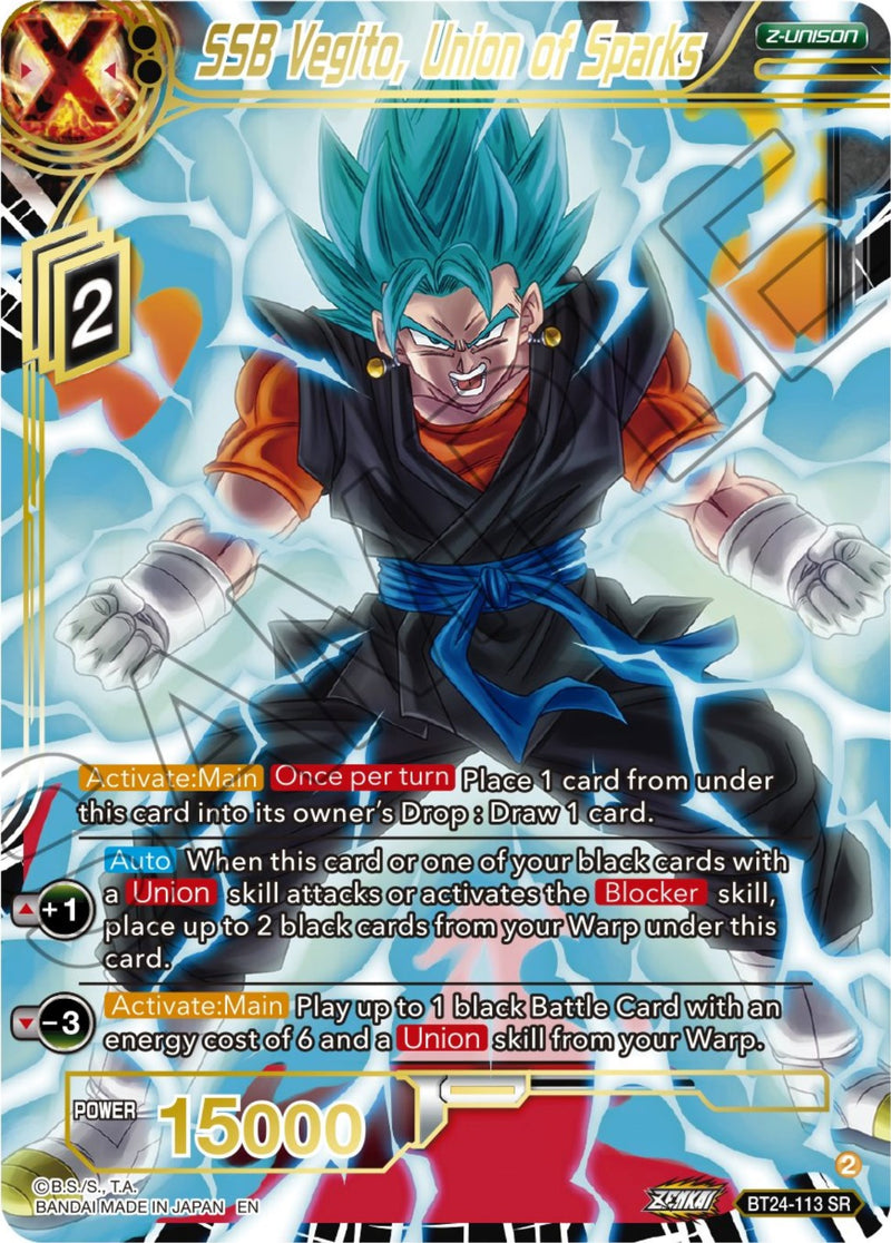 SSB Vegito, Union of Sparks (BT24-113) [Beyond Generations]