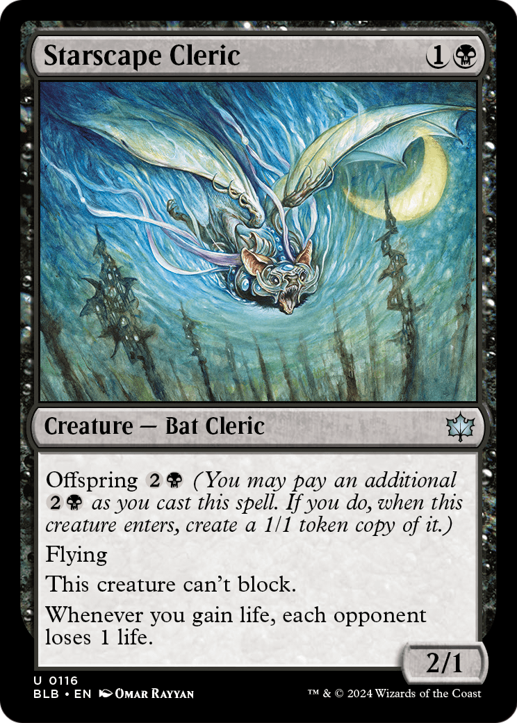 Starscape Cleric (BLB-116) [Bloomburrow] Foil