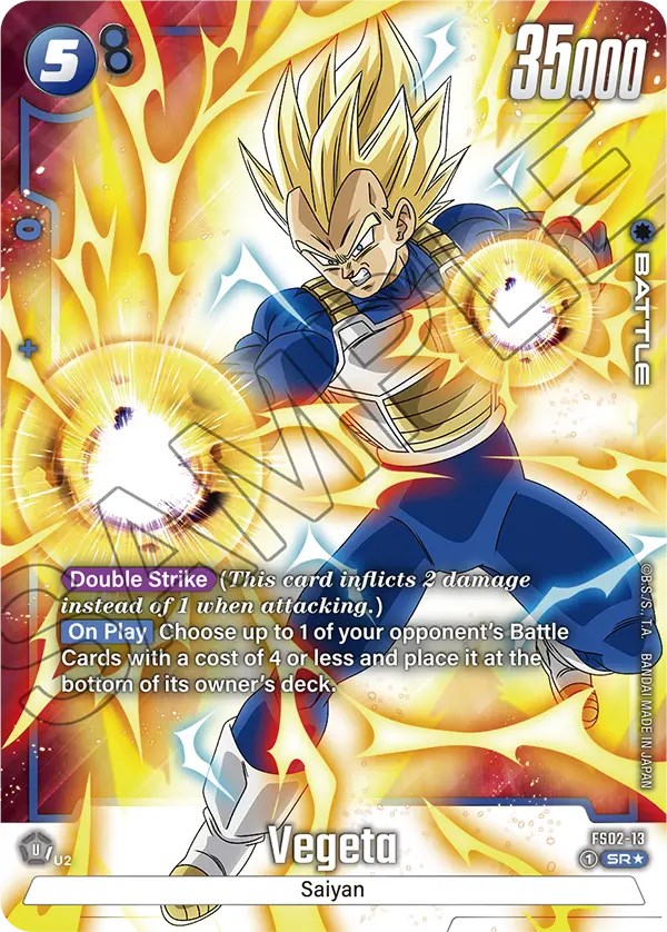 Vegeta (FS02-13) (Bonus Pack Alternate Art) [Starter Deck: Vegeta]