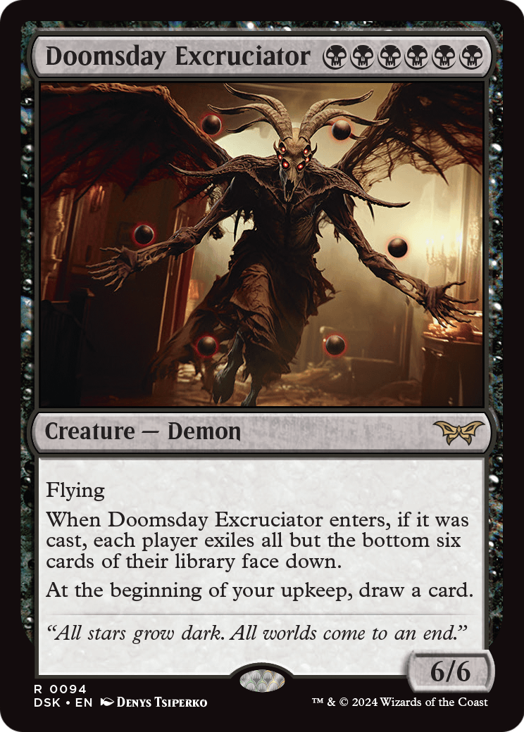 Doomsday Excruciator (DSK-094) [Duskmourn: House of Horror] Foil