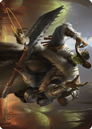 Hardbristle Bandit Art Card (Gold-Stamped Signature) (ASOTJ-013) [Art Series: Outlaws of Thunder Junction]