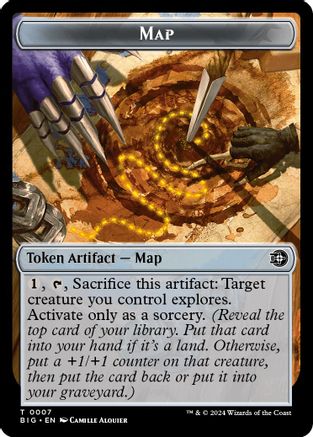 Map Token (BIG-007) [Outlaws of Thunder Junction: The Big Score]