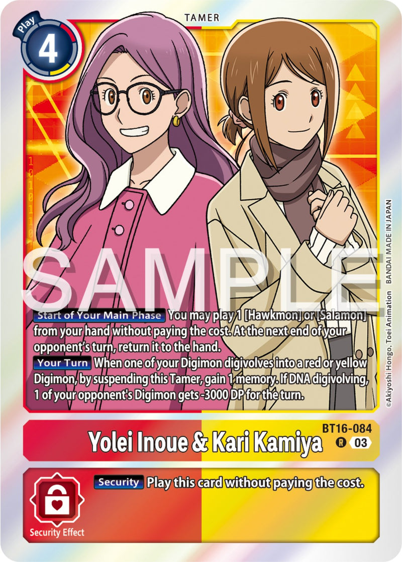 Yolei Inoue & Kari Kamiya [BT16-084] [Beginning Observer]