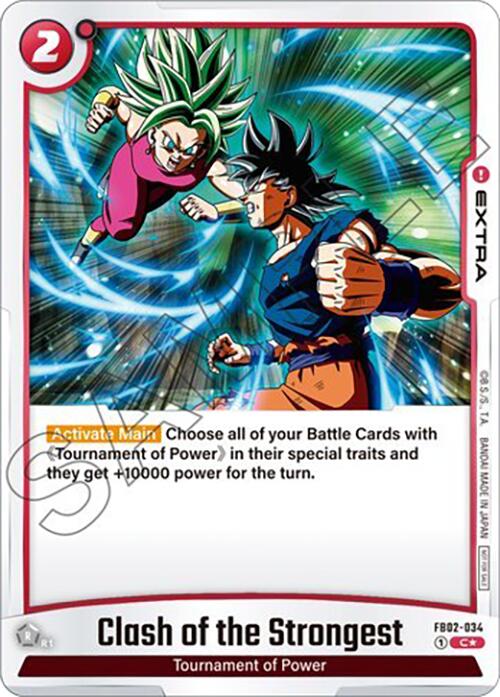 Clash of the Strongest (FB02-034) (Tournament Pack 02) [Fusion World Tournament Cards]