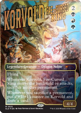 Korvold, Fae-Cursed King (SLD-1625) (Rainbow Foil) [Secret Lair Drop Series] Foil