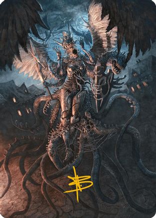Angelic Aberration Art Card (Gold-Stamped Signature) (ASMH3-028) [Art Series: Modern Horizons 3]