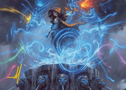 Flusterstorm Art Card (Gold-Stamped Signature) (ASMH3-054) [Art Series: Modern Horizons 3]