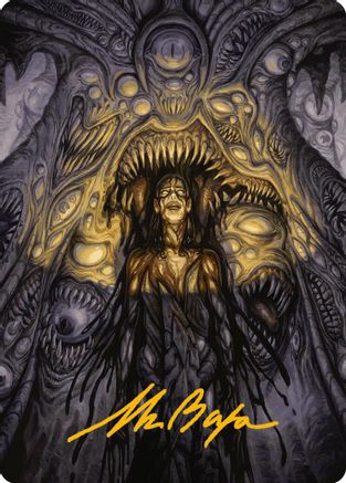 Chthonian Nightmare Art Card (Gold-Stamped Signature) (ASMH3-037) [Art Series: Modern Horizons 3]