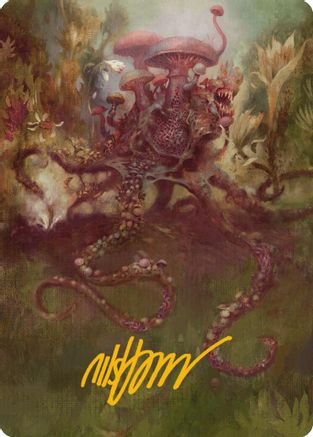 Sowing Mycospawn Art Card (Gold-Stamped Signature) (ASMH3-040) [Art Series: Modern Horizons 3]