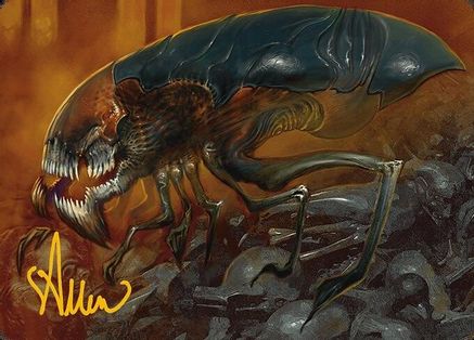 Cranial Ram Art Card (Gold-Stamped Signature) (ASMH3-013) [Art Series: Modern Horizons 3]