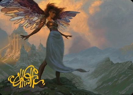 Glasswing Grace Art Card (Gold-Stamped Signature) (ASMH3-019) [Art Series: Modern Horizons 3]