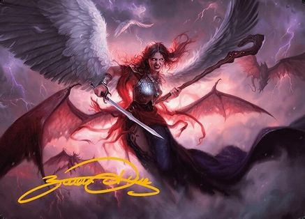 Kaalia of the Vast Art Card (Gold-Stamped Signature) (ASMH3-022) [Art Series: Modern Horizons 3]