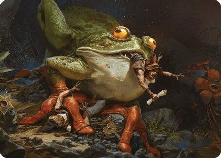 Rampant Frogantua Art Card (ASMH3-032) [Art Series: Modern Horizons 3]