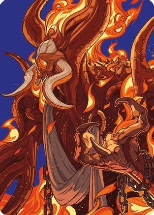 Phlage, Titan of Fire's Fury Art Card (ASMH3-050) [Art Series: Modern Horizons 3]