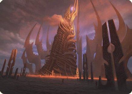 Phyrexian Tower Art Card (ASMH3-023) [Art Series: Modern Horizons 3]