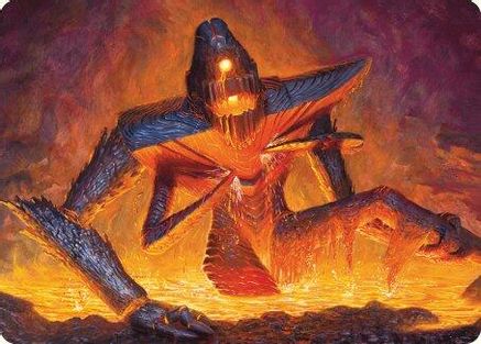 Molten Gatekeeper Art Card (ASMH3-005) [Art Series: Modern Horizons 3]