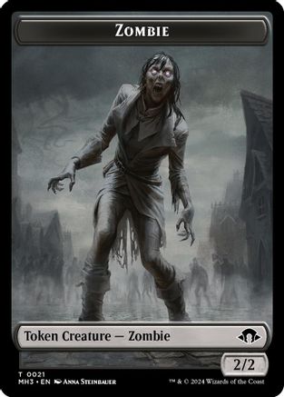 Zombie // Insect (0027) Double-Sided Token (MH3-21 // 27) [Modern Horizons 3]