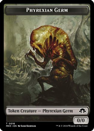 Phyrexian Germ // Copy Double-Sided Token (MH3-16 // 1) [Modern Horizons 3] Foil