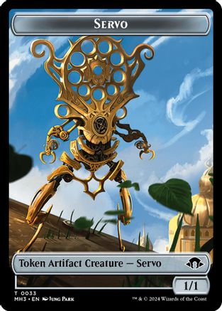 Servo // Spirit (0008) Double-Sided Token (MH3-33 // 8) [Modern Horizons 3] Foil