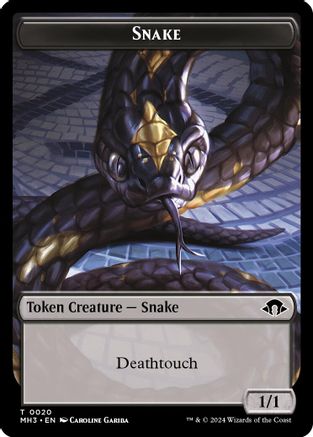 Snake // Energy Reserve Double-Sided Token (MH3-20 // 36) [Modern Horizons 3]