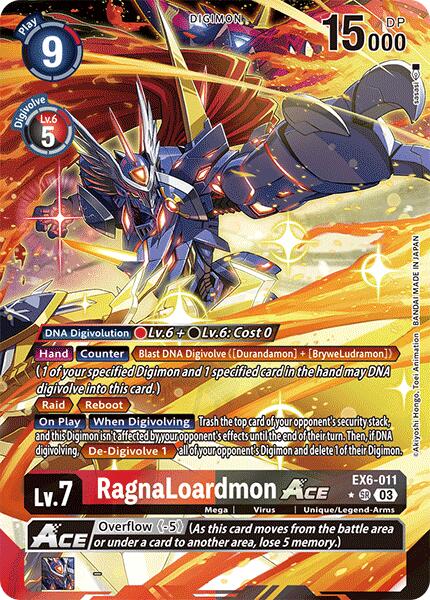 RagnaLoardmon ACE [EX6-011] (Alternate Art) [Infernal Ascension]