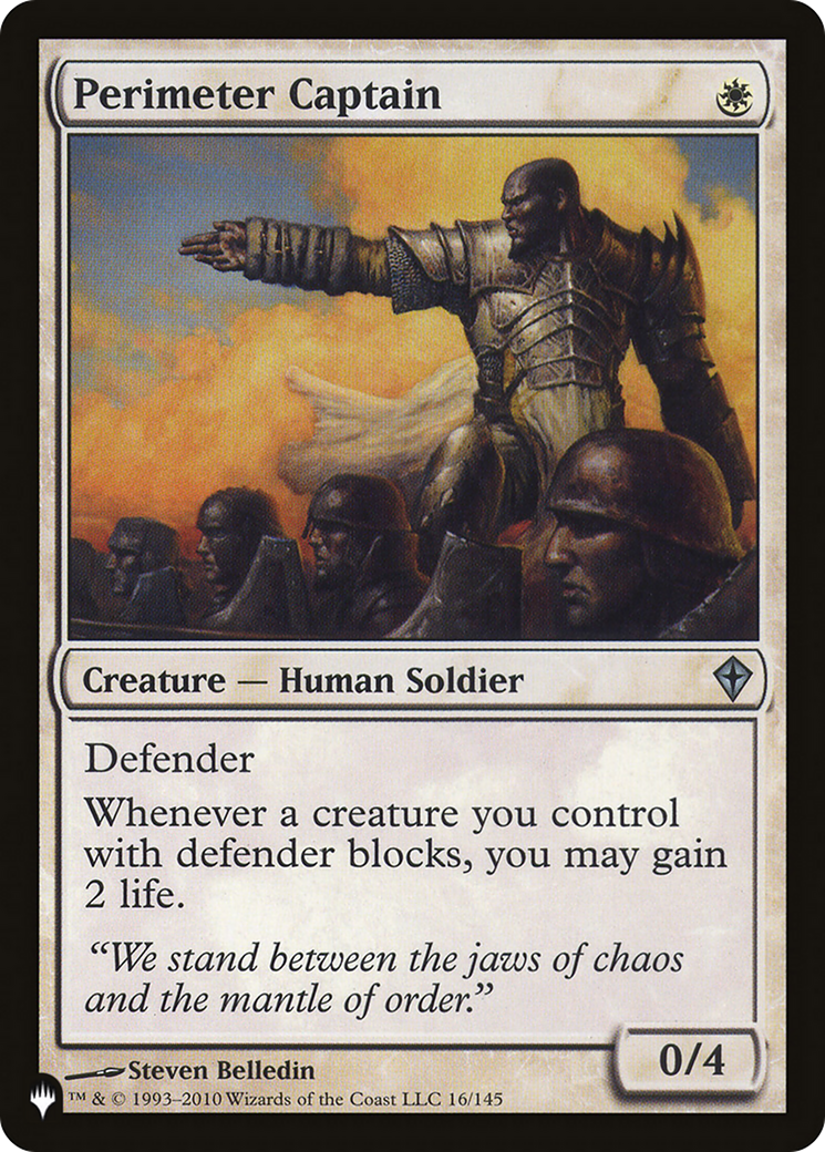 Perimeter Captain (LIST-16/145) [The List]