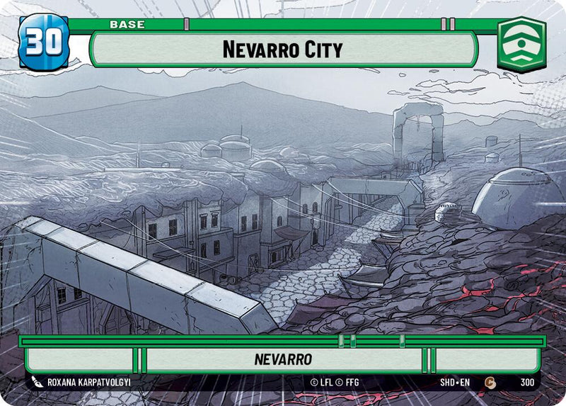 Nevarro City // Shield (300 // T04) (Hyperspace) (300 // T04) [Shadows of the Galaxy]