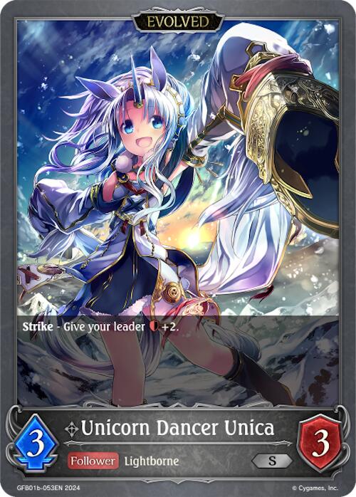 Unicorn Dancer Unica (Evolved) (GFB01b-053EN) [GFB01: Gloryfinder Bundle 01: Guide to Glory]