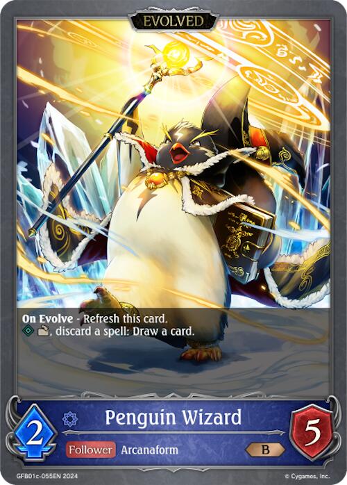 Penguin Wizard (Evolved) (GFB01c-055EN) [GFB01: Gloryfinder Bundle 01: Guide to Glory]