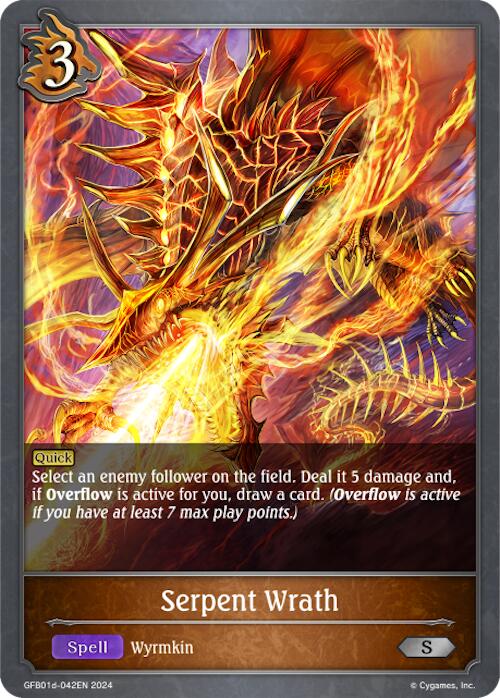 Serpent Wrath (GFB01d-042EN) [GFB01: Gloryfinder Bundle 01: Guide to Glory]