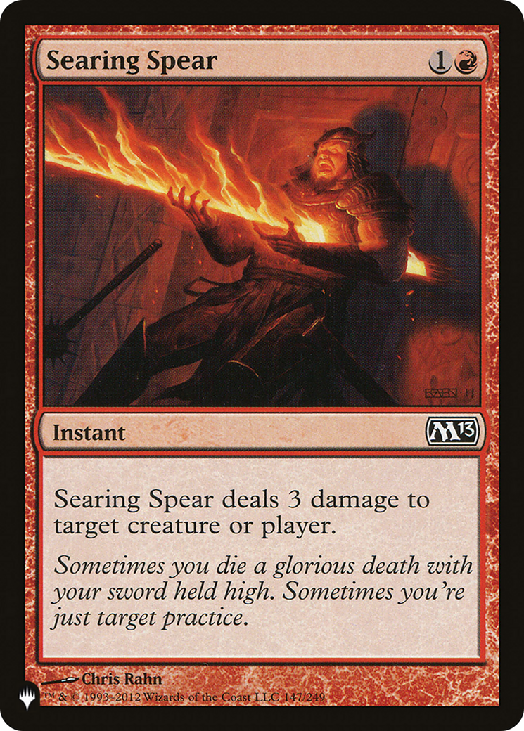 Searing Spear (LIST-147/249) [The List]
