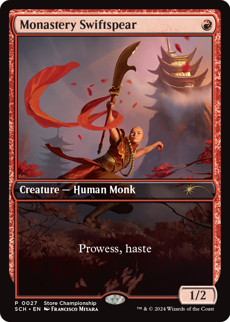 Monastery Swiftspear (GAME-027) [Store Championships]