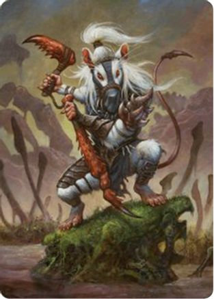Ink-Eyes, Servant of Oni Art Card (ASBLB-050) [Art Series: Bloomburrow]