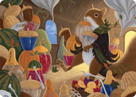 Stocking the Pantry Art Card (ASBLB-024) [Art Series: Bloomburrow]