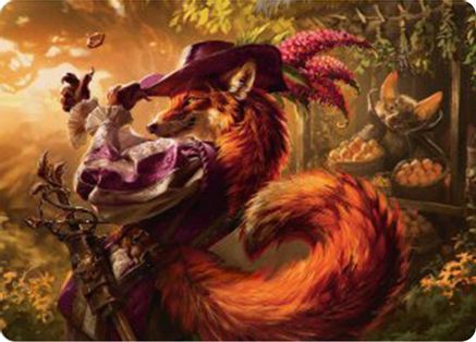 Mr. Foxglove Art Card (ASBLB-031) [Art Series: Bloomburrow]