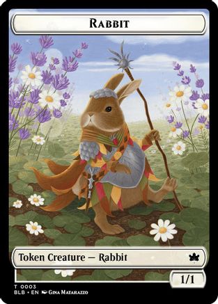 Rabbit // Treasure Double-Sided Token (BLB-3 // 29) [Bloomburrow]