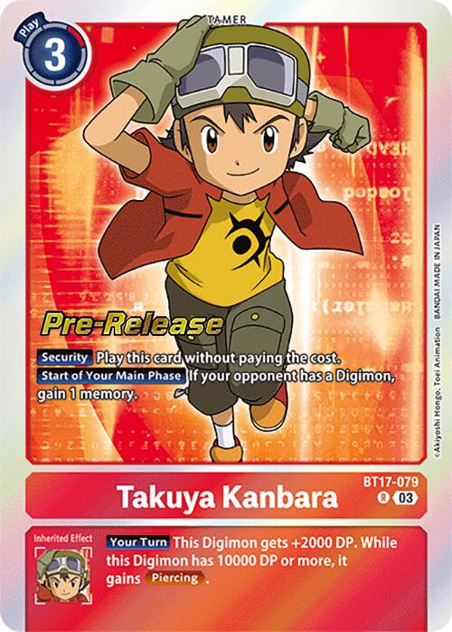 Takuya Kanbara [BT17-079] [Secret Crisis Pre-Release Cards]