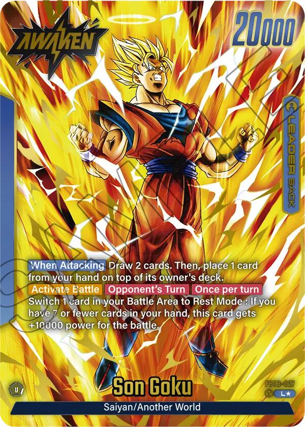 Son Goku (FB03-027) (Alternate Art) [Raging Roar]