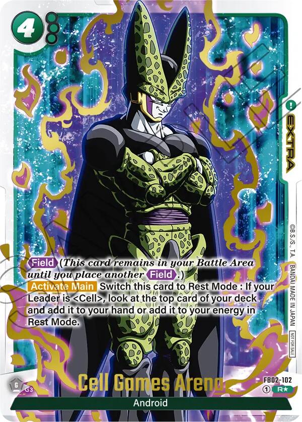 Cell Games Arena (FB02-102) (Championship Pack 02) (Gold) [Fusion World Tournament Cards]