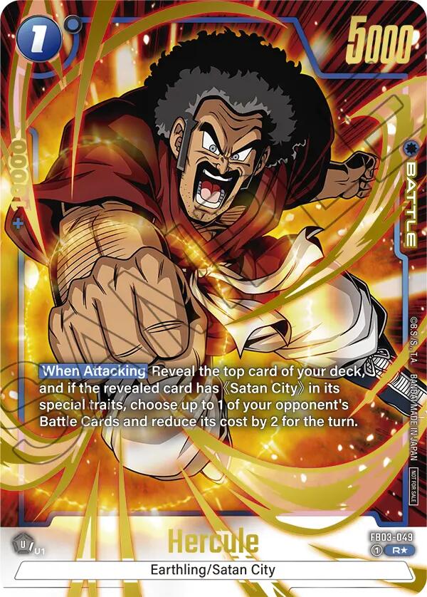 Hercule (FB03-049) (Championship Pack 02) (Gold) [Fusion World Tournament Cards]