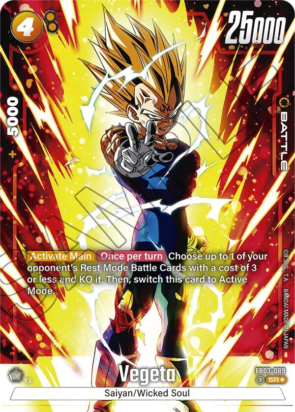 Vegeta (FB03-089) (Alternate Art) [Raging Roar]