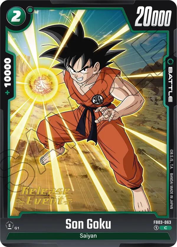 Son Goku (FB03-063) [Raging Roar Release Event Cards]