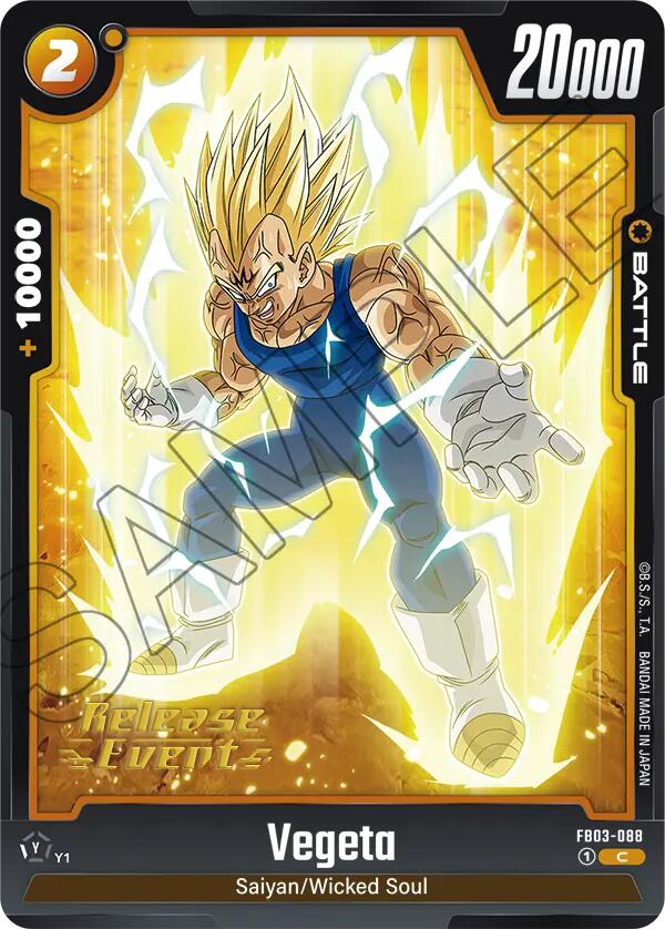 Vegeta (FB03-088) [Raging Roar Release Event Cards]